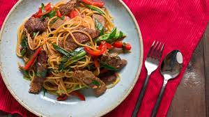 Mongolian mix pasta